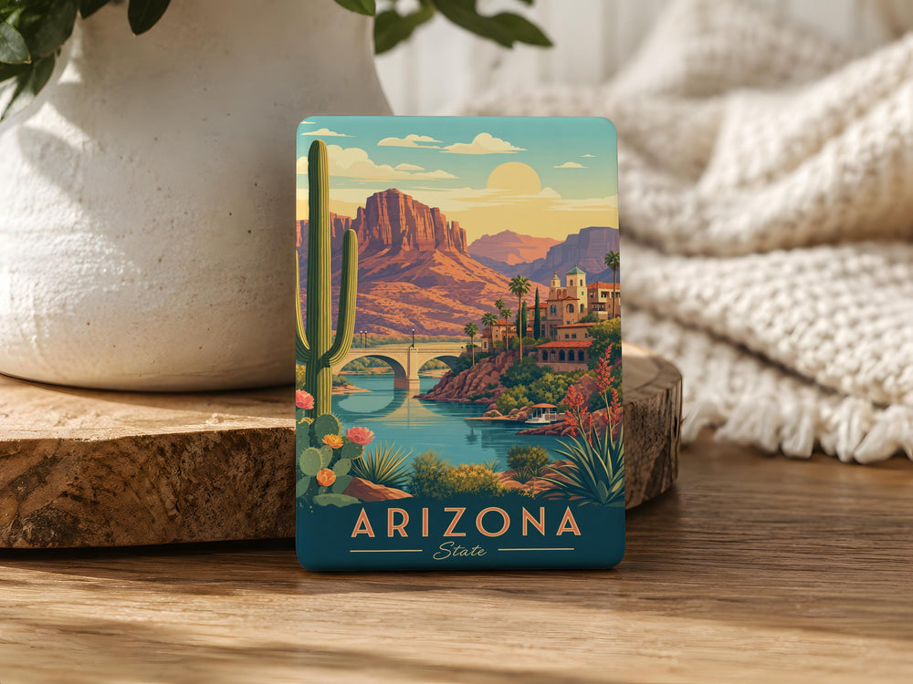Arizona Fridge Magnet, Arizona Souvenir Magnet, Arizona State Magnet, Arizona Travel Magnet, Arizona Gift, Southwest Magnet