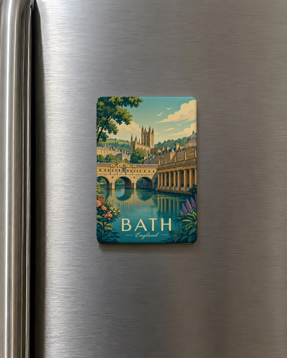 Bath England Fridge Magnet, Bath UK Travel Souvenir Magnet, Historic City Landmark Keepsake, British England Gift