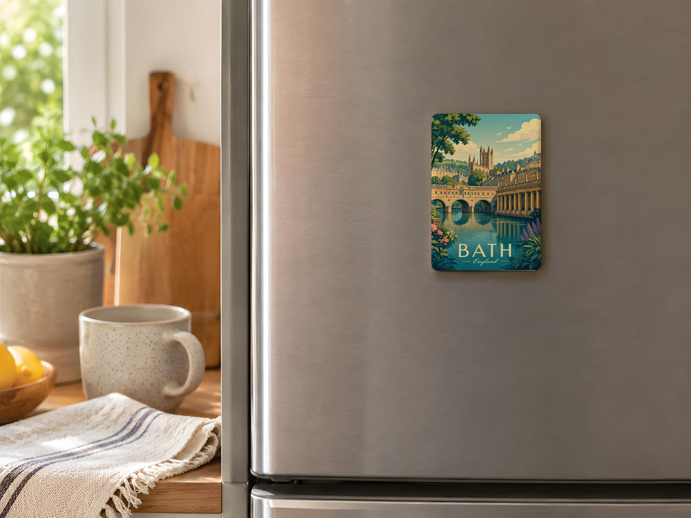 Bath England Fridge Magnet, Bath UK Travel Souvenir Magnet, Historic City Landmark Keepsake, British England Gift