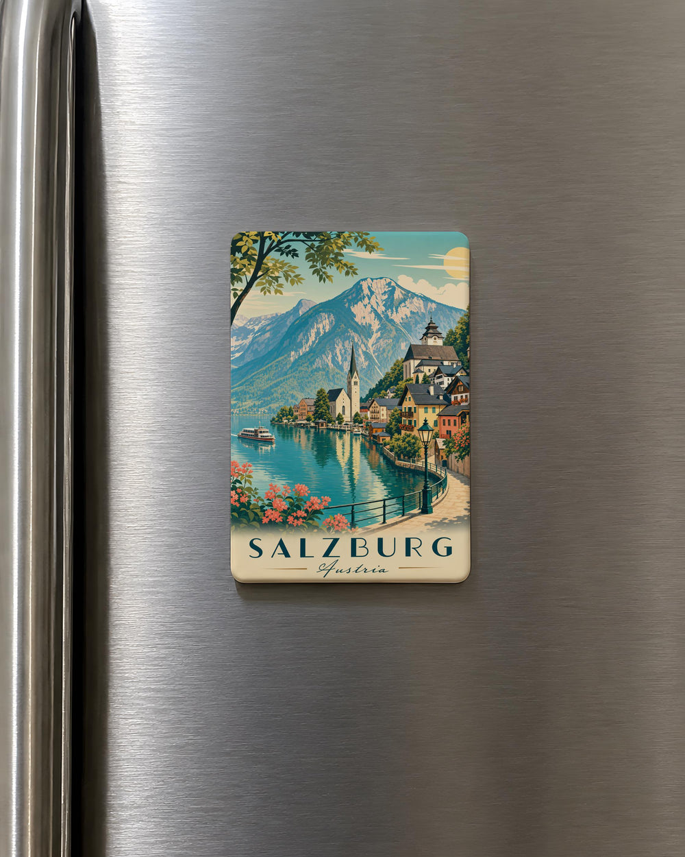 Austria Fridge Magnet, Austria Souvenir Magnet, Austria Travel Gift, Austria Landmark Magnet, Austria Keepsake Magnet