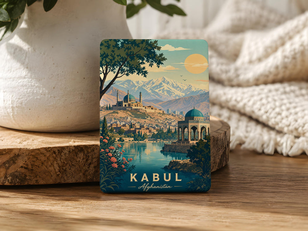 Afghanistan Fridge Magnet, Afghanistan Souvenir Magnet, Afghanistan Travel Gift, Afghanistan Country Magnet, Kabul Magnet
