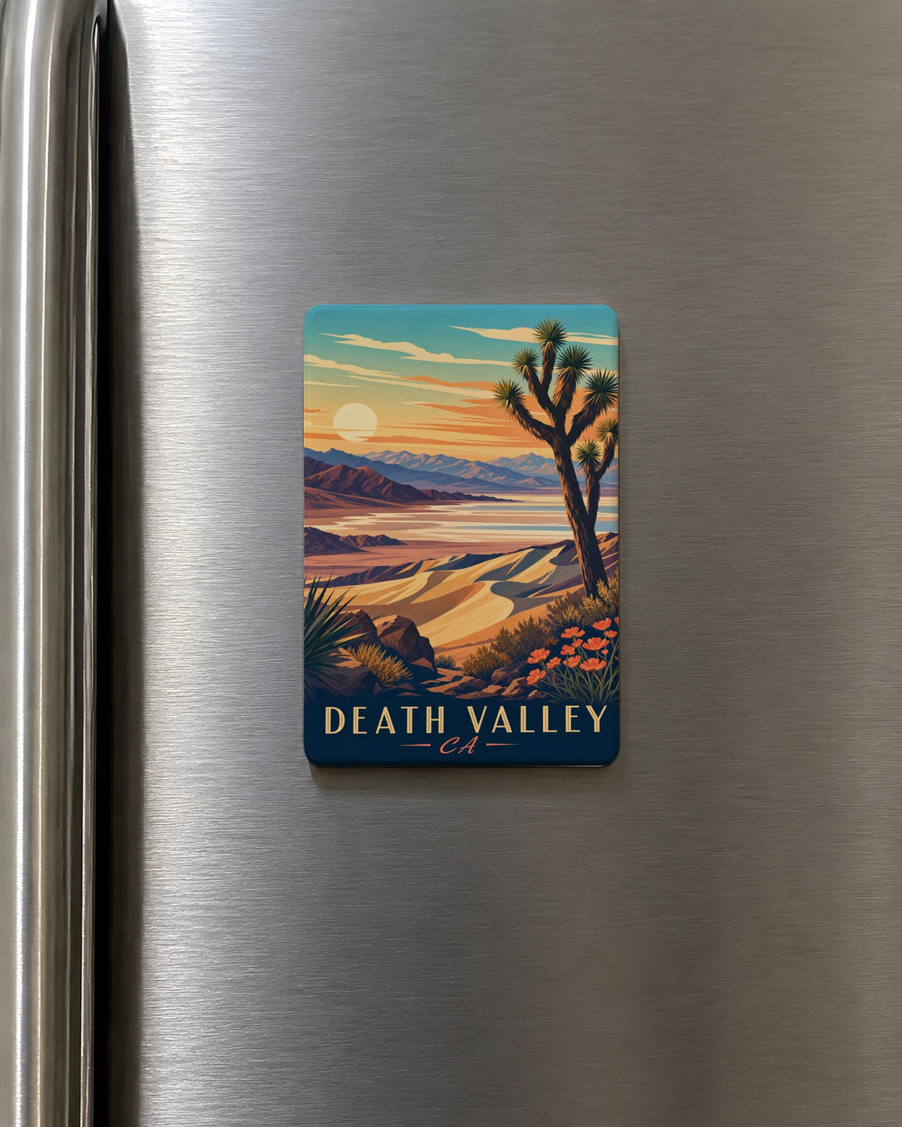 Death Valley California Fridge Magnet, Death Valley CA Souvenir Magnet, National Park Travel Keepsake Magnet