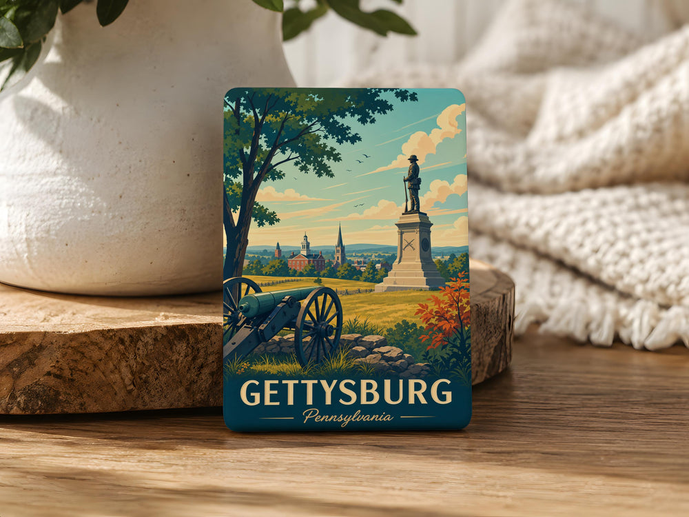 Gettysburg Pennsylvania Fridge Magnet, Gettysburg PA Souvenir Magnet, Gettysburg National Military Park Travel Gift Magnet