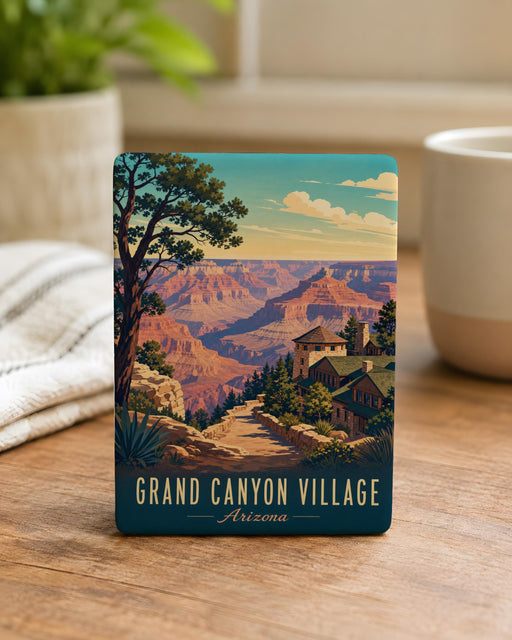 Grand Canyon Village Arizona Fridge Magnet, Grand Canyon National Park Souvenir Magnet, Arizona Travel Keepsake Magnet