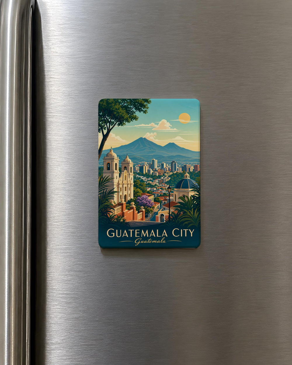 Guatemala City Guatemala Fridge Magnet, Guatemala City Souvenir Magnet, Guatemala Travel Gift, Central America Landmark Magnet