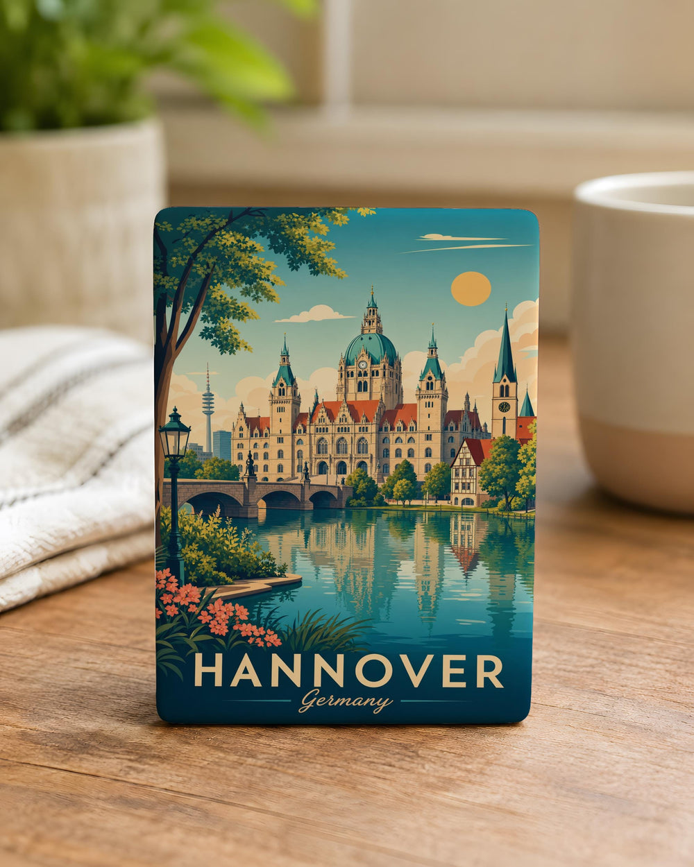 Hannover Germany Fridge Magnet, Hanover City Souvenir, Travel Landmark Keepsake, German City Gift, Niedersachsen Memorabilia