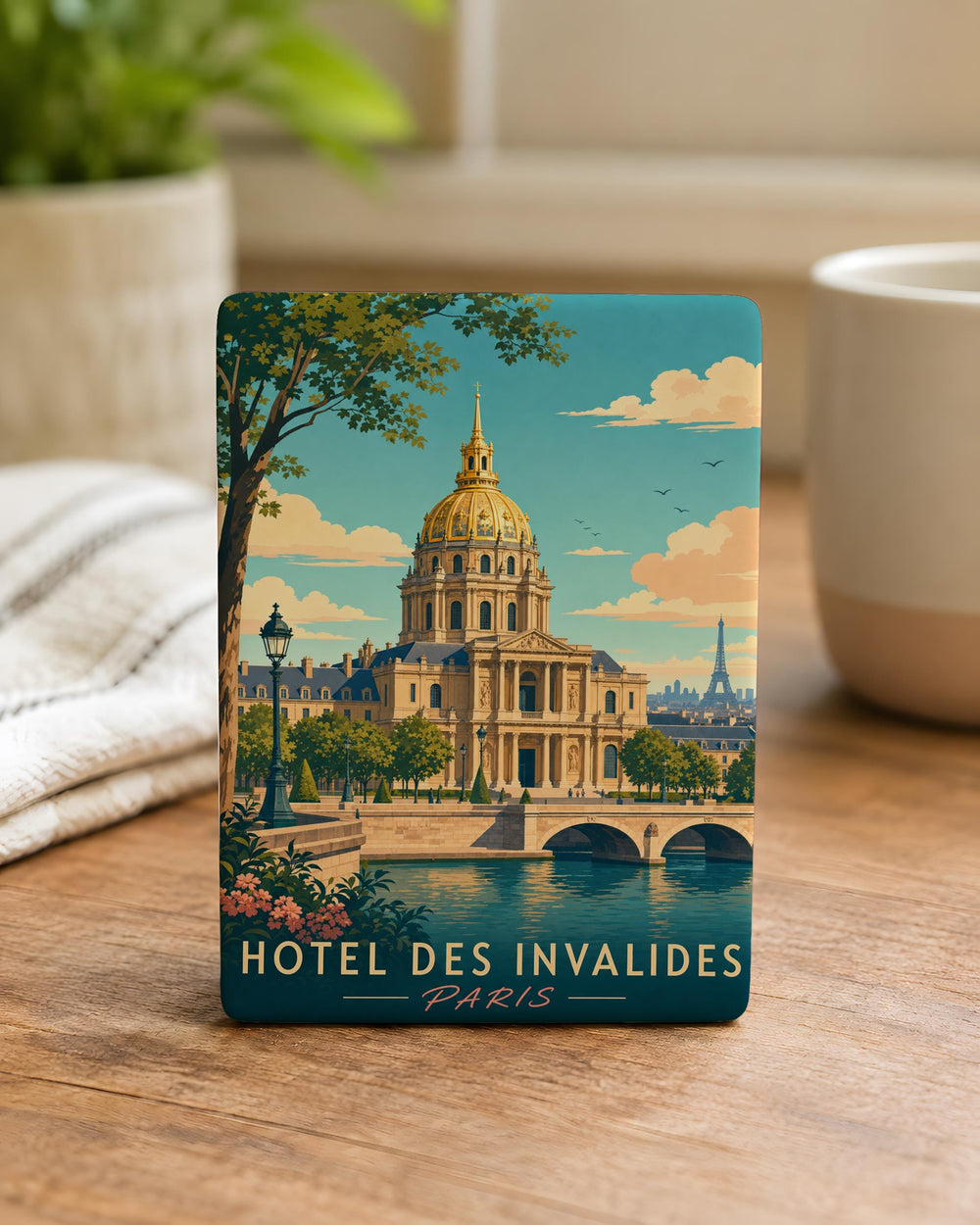 Hotel des Invalides Fridge Magnet, Paris Landmark Souvenir, Les Invalides Dome Travel Gift, France Vacation Keepsake