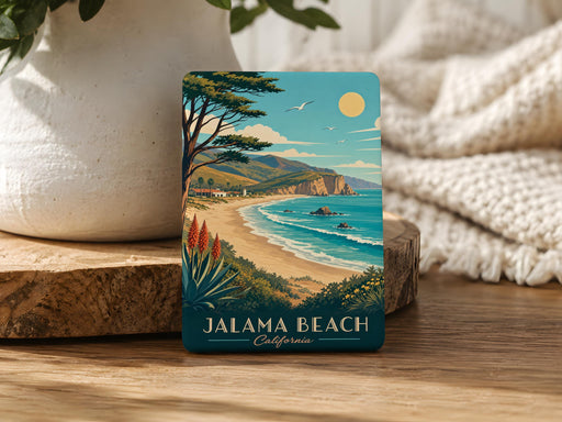 Jalama Beach Fridge Magnet, California Coastal Souvenir Magnet, Beach Lover Gift, Santa Barbara County Travel Keepsake