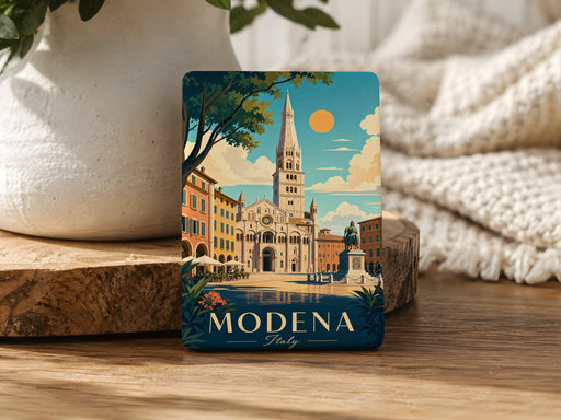 Modena Italy Fridge Magnet, Modena Souvenir Magnet, Italy Travel Gift, Modena Landmark Keepsake, Italian City Magnet