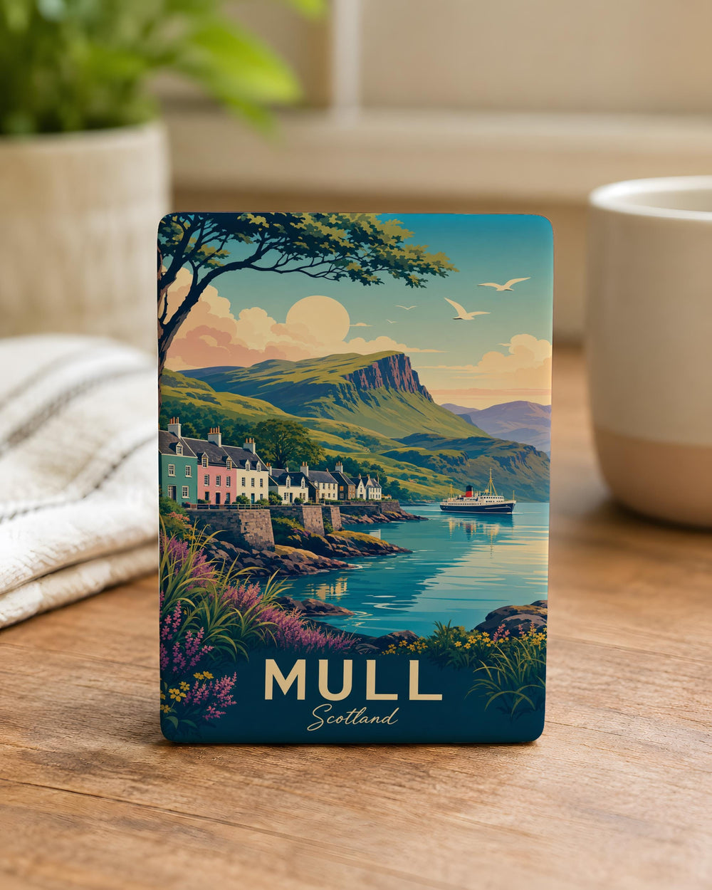 Isle of Mull Scotland Fridge Magnet, Mull Scotland Souvenir Magnet, Scottish Island Travel Gift, Mull Landmark Keepsake Magnet