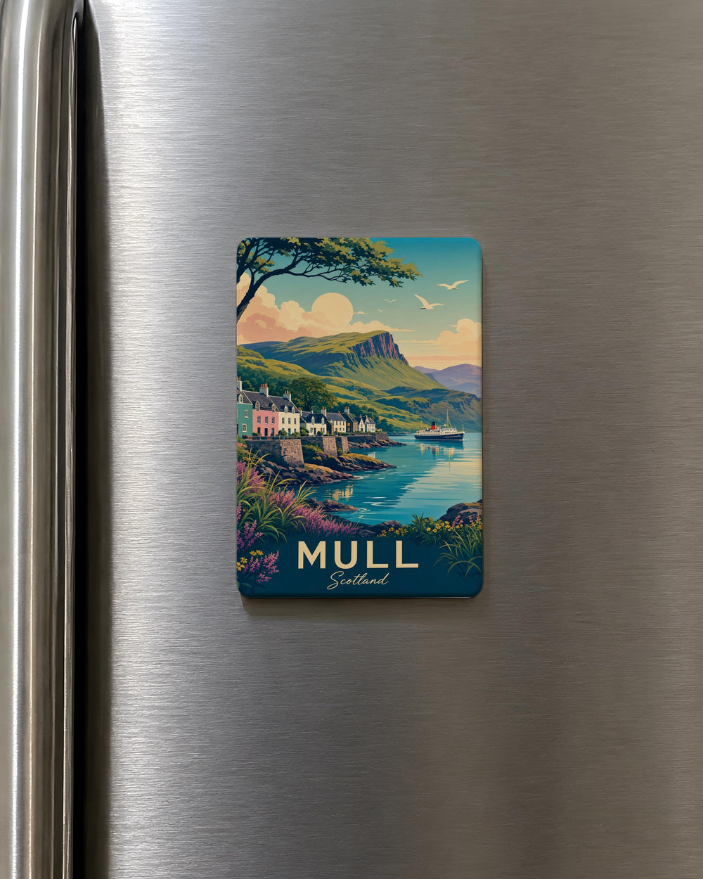 Isle of Mull Scotland Fridge Magnet, Mull Scotland Souvenir Magnet, Scottish Island Travel Gift, Mull Landmark Keepsake Magnet