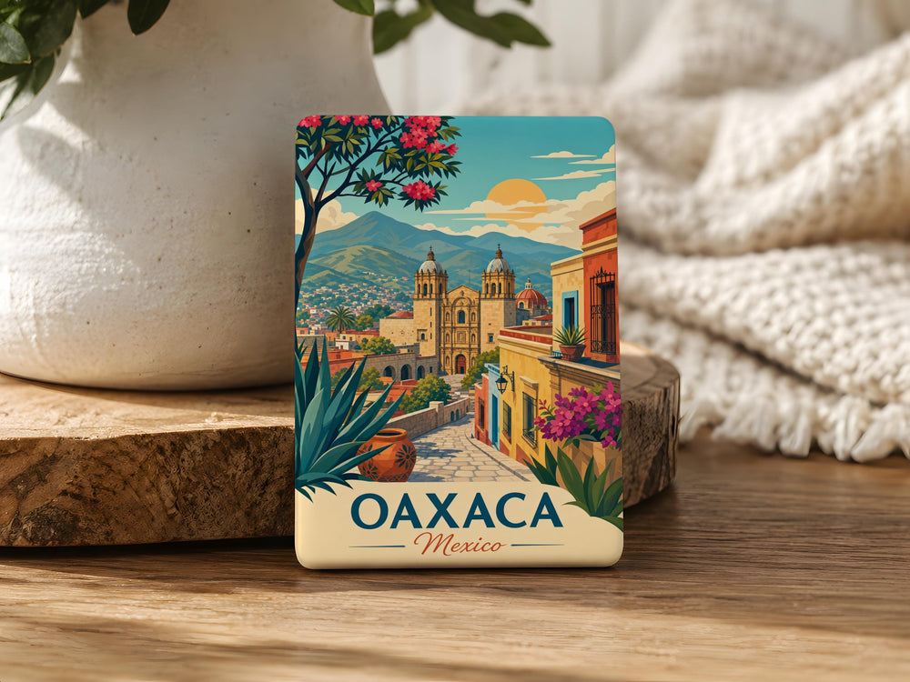 Oaxaca Mexico Fridge Magnet, Oaxaca City Souvenir Magnet, Mexico Travel Keepsake, Oaxaca Landmark Refrigerator Magnet