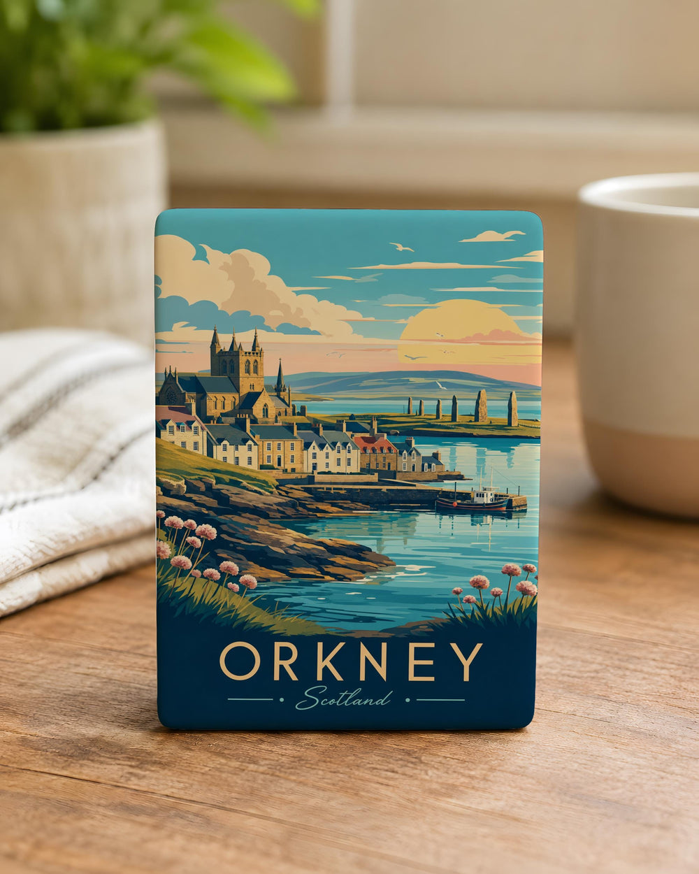 Orkney Scotland Fridge Magnet, Orkney Islands Souvenir Magnet, Scottish Island Travel Keepsake, Orkney Gift