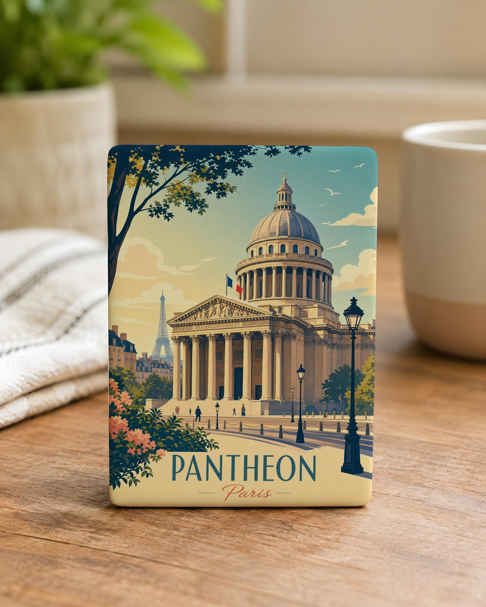 Pantheon Paris Fridge Magnet, Paris Landmark Souvenir Magnet, France Travel Gift, Paris Architecture Magnet, Paris Memorabilia