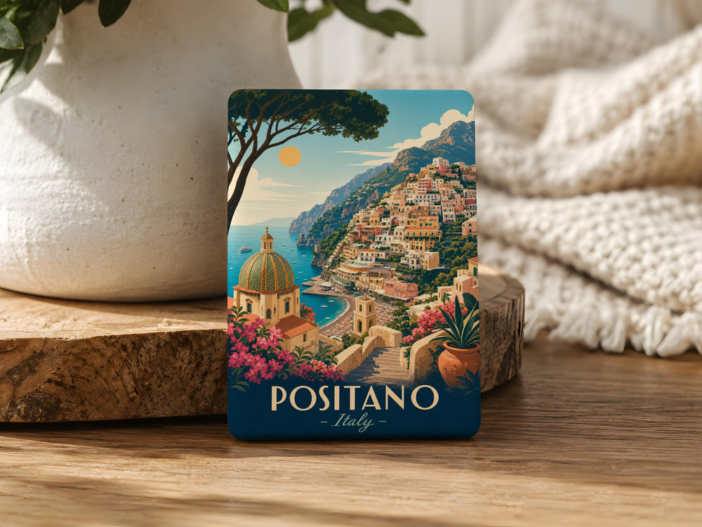 Positano Italy Fridge Magnet, Amalfi Coast Souvenir Magnet, Positano Travel Gift, Italian Coastal Town Keepsake Magnet