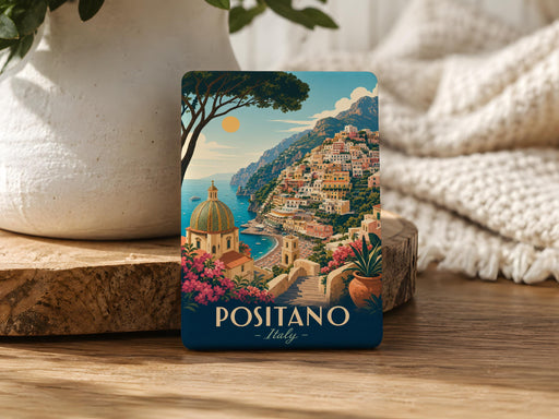 Positano Italy Fridge Magnet, Amalfi Coast Souvenir Magnet, Positano Travel Gift, Italian Coastal Town Keepsake Magnet