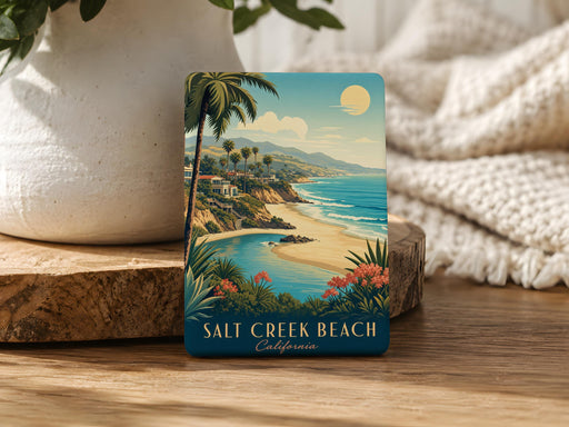 Salt Creek Beach Fridge Magnet, Salt Creek Beach California Souvenir, Coastal Beach Landmark Magnet, Ocean Shore Gift