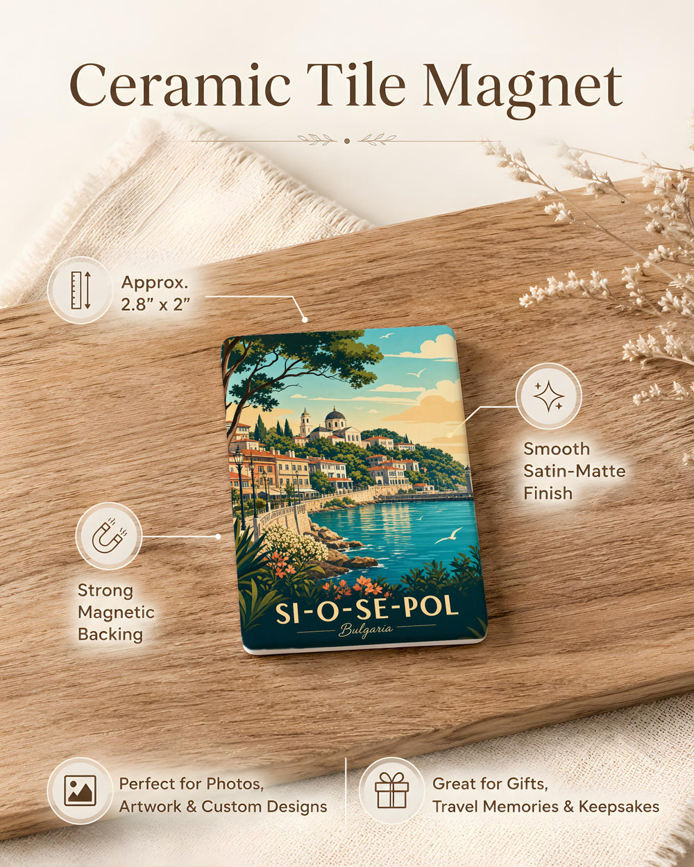 Si-o-se-pol Fridge Magnet, Si-o-se-pol Souvenir Magnet, Si-o-se-pol Travel Gift, Refrigerator Magnet