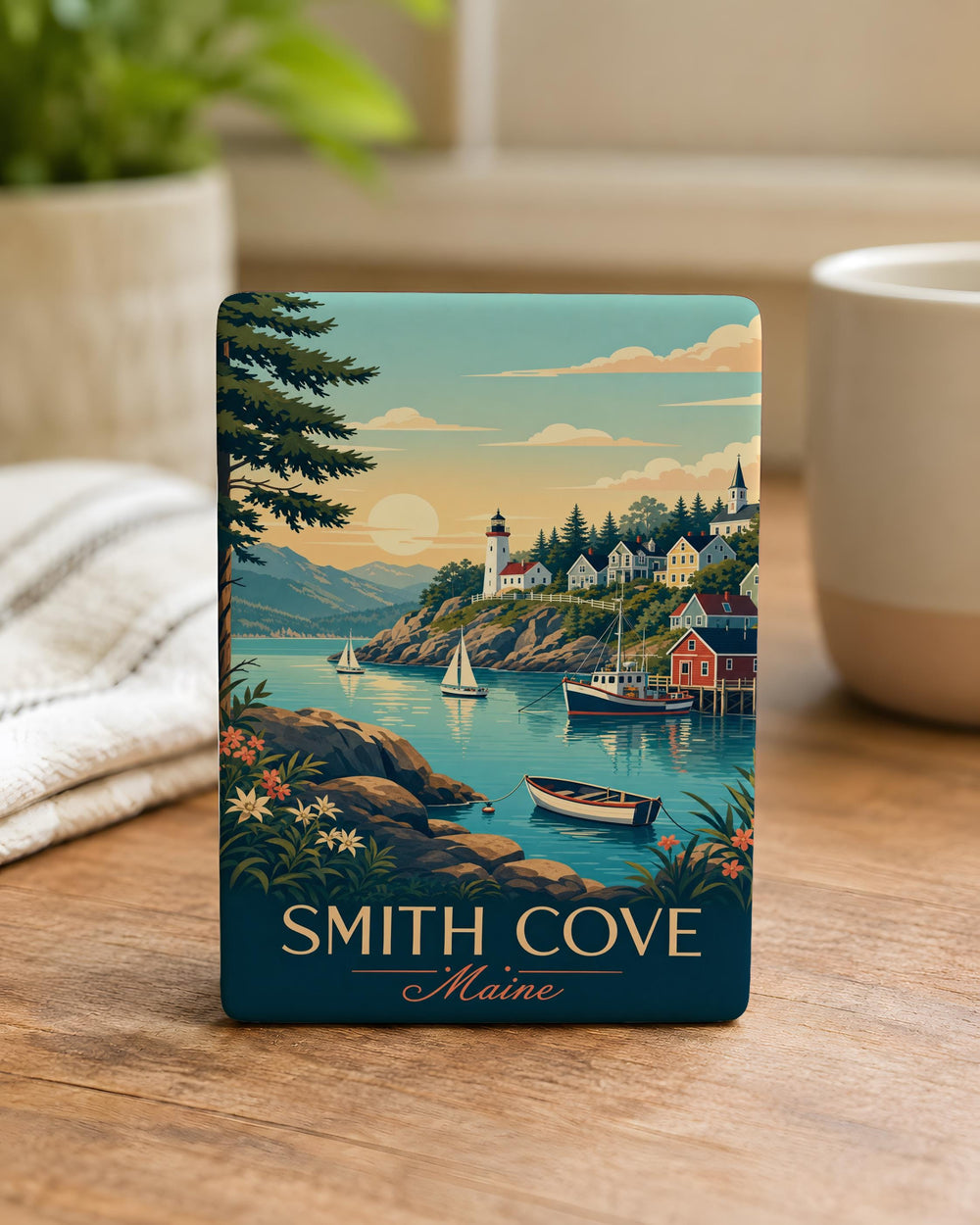 Smith Cove Fridge Magnet, Smith Cove Alaska Souvenir Magnet, Coastal Cove Landmark Keepsake Magnet
