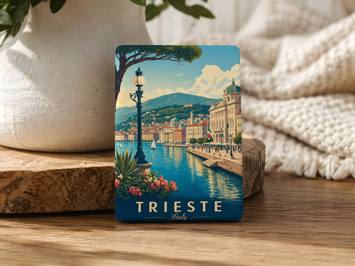 Trieste Italy Fridge Magnet, Trieste Travel Souvenir Magnet, Italy City Landmark Refrigerator Magnet, Trieste Gift
