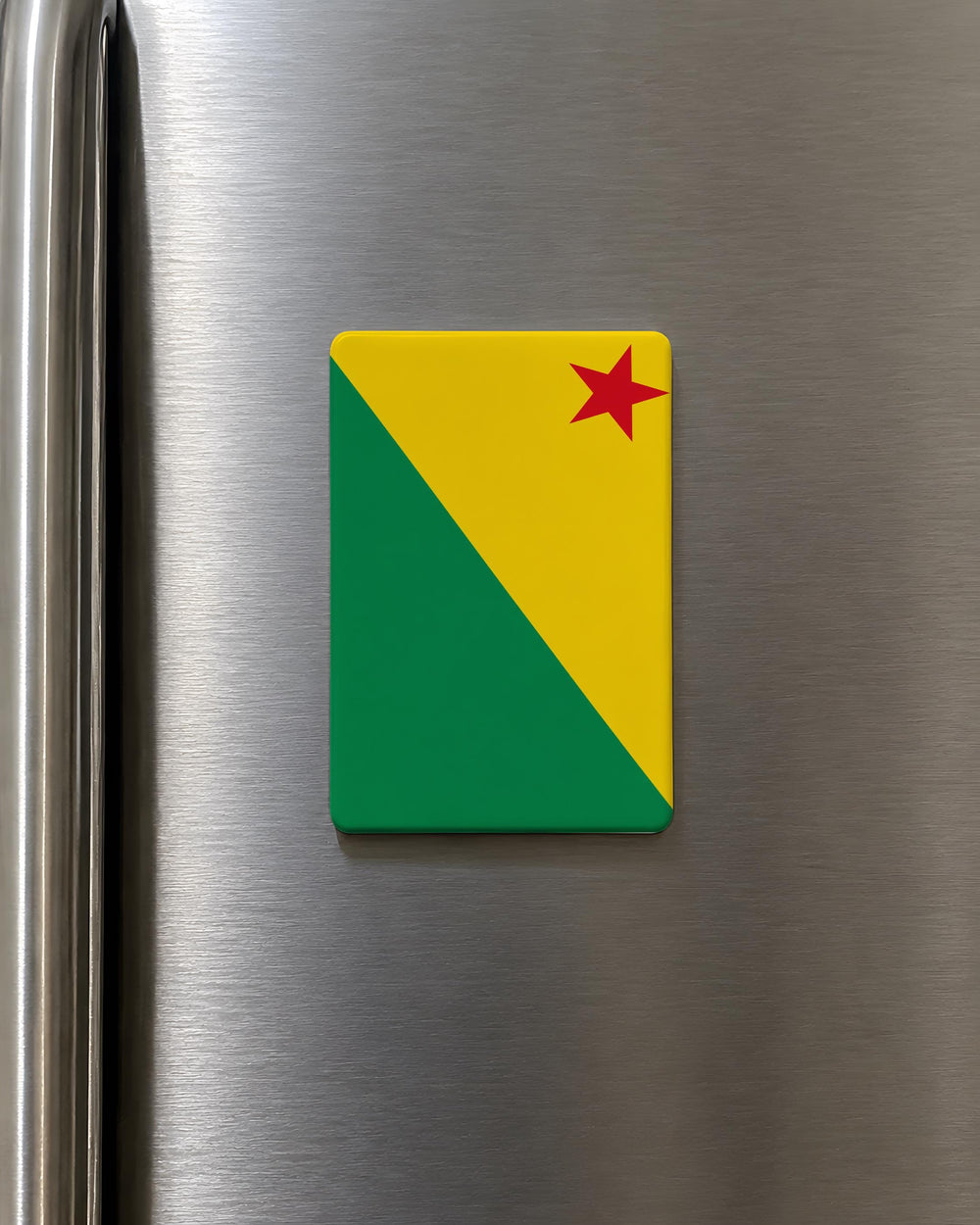 Acre State Flag Fridge Magnet, Brazil Acre Flag Magnet, Brazilian State Flag Refrigerator Magnet, Acre Souvenir Magnet