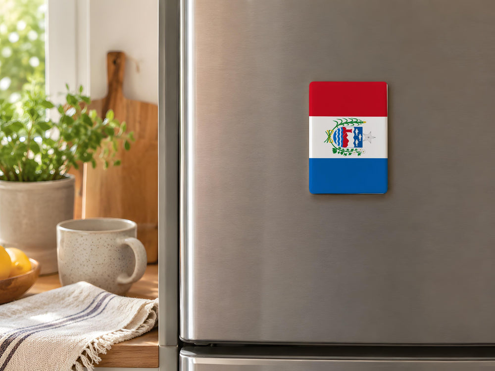 Alagoas State Flag Fridge Magnet, Brazil Alagoas Souvenir Magnet, Alagoas Flag Kitchen Decor, Travel Gift