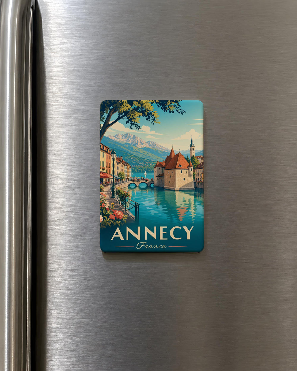 Annecy France Fridge Magnet, Annecy Old Town Souvenir, Lake Annecy Travel Keepsake, French Alps Vacation Magnet