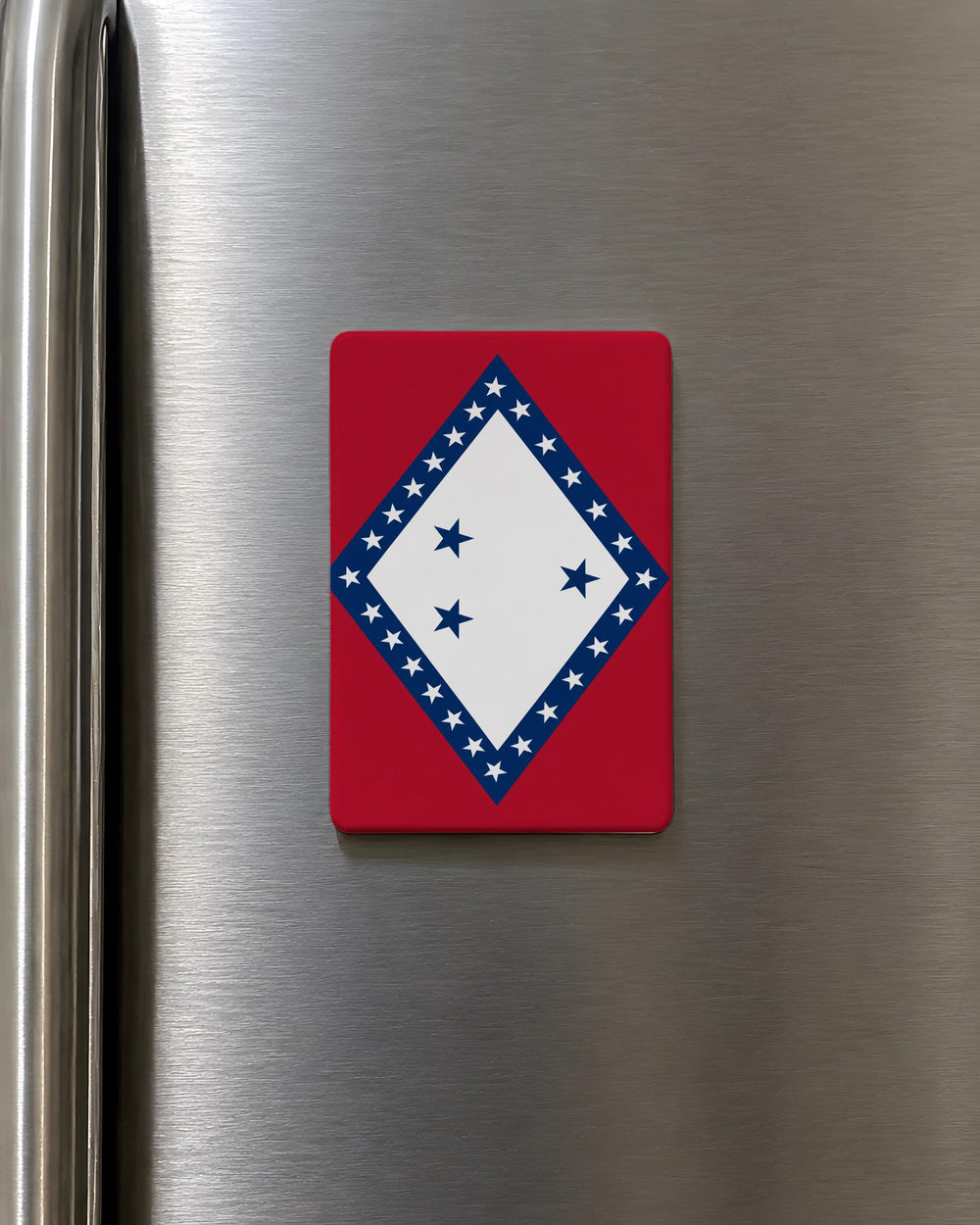 Arkansas State Flag Fridge Magnet, Arkansas Souvenir Magnet, Little Rock Arkansas Gift, State Flag Kitchen Magnet