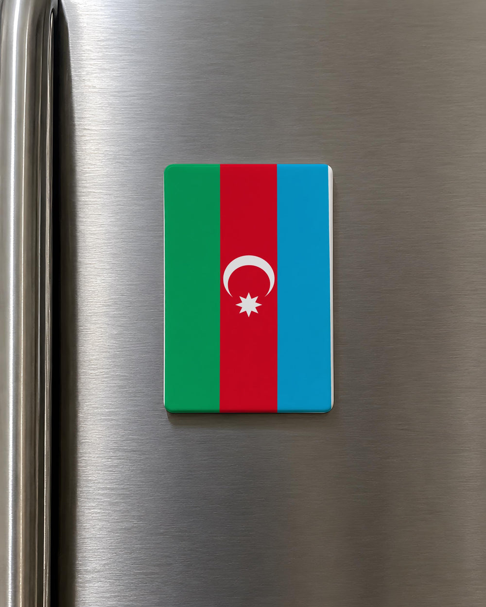 Azerbaijan Flag Fridge Magnet, Azerbaijan Country Flag Magnet, Azerbaijani Flag Kitchen Magnet, Travel Souvenir Magnet