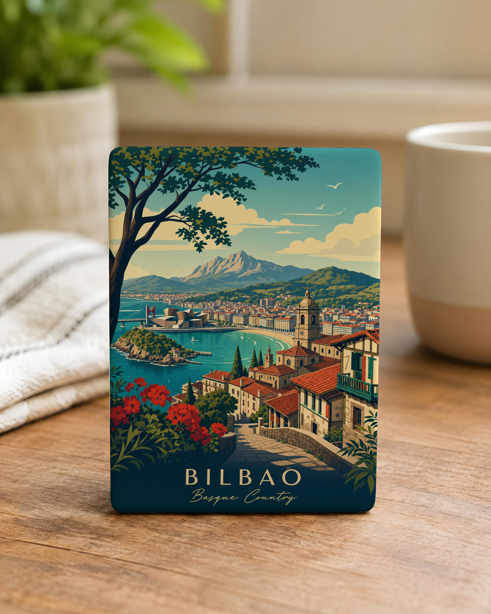 Basque Country Fridge Magnet, Basque Region Souvenir Magnet, Spain Travel Magnet, Basque Culture Gift, Euskal Herria Magnet