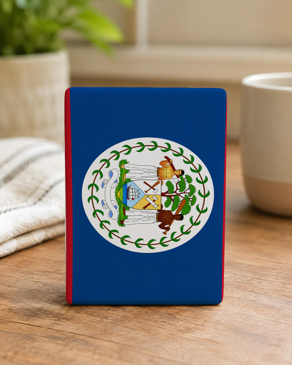 Belize Flag Fridge Magnet, Belize Souvenir Magnet, Belize National Flag Kitchen Magnet, Travel Gift for Belize Lovers