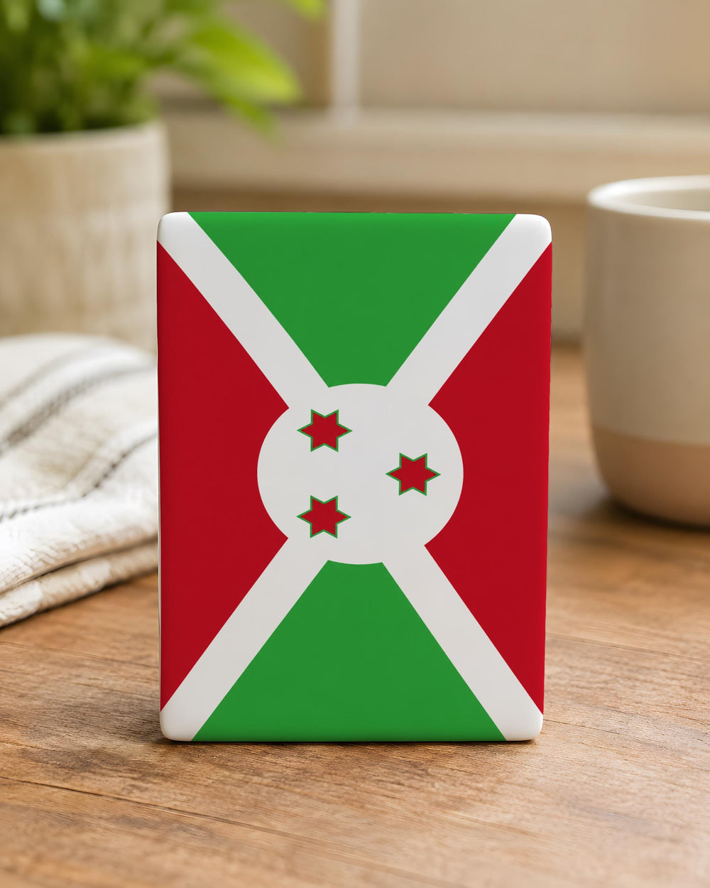 Burundi Flag Fridge Magnet, Burundi National Flag Magnet, Burundi Souvenir Magnet, Burundi Gift, East Africa Flag Magnet