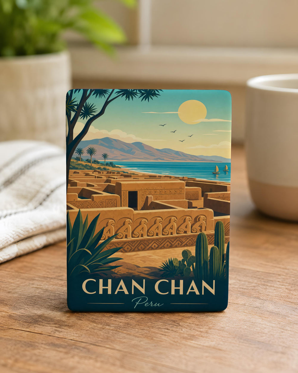 Chan Chan Peru Fridge Magnet Ancient Adobe City Ruins Archaeological Site Souvenir Gift