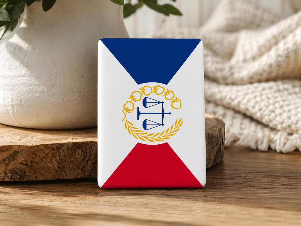 Cincinnati Flag Fridge Magnet, Ohio City Flag Souvenir Magnet, Cincinnati Ohio Gift, Queen City Travel Keepsake Magnet