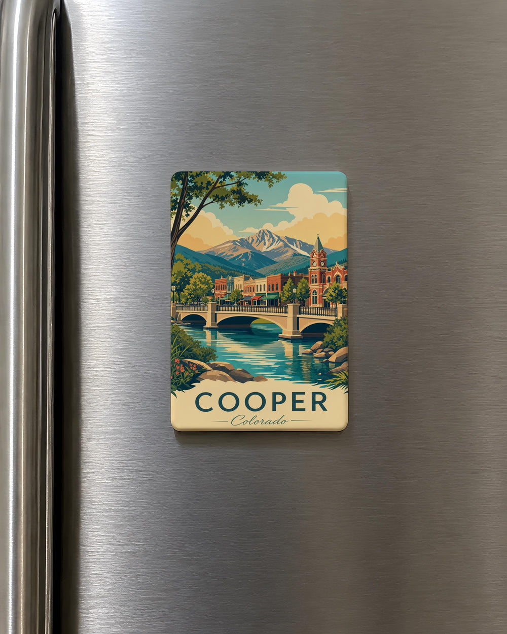 Cooper Fridge Magnet, Cooper Name Magnet, Personalized Cooper Gift, Custom Name Refrigerator Magnet, Kitchen Decor Magnet