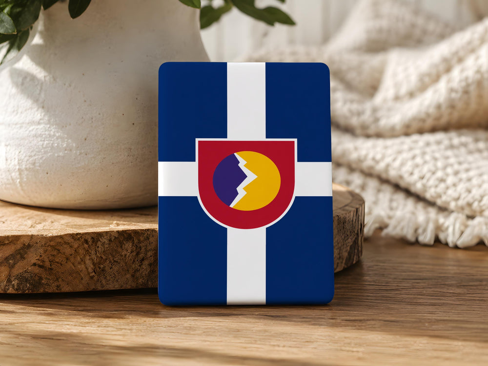 Denver Flag Fridge Magnet, Denver Colorado Souvenir Magnet, Mile High City Gift, Colorado Flag Magnet, Travel Keepsake Magnet