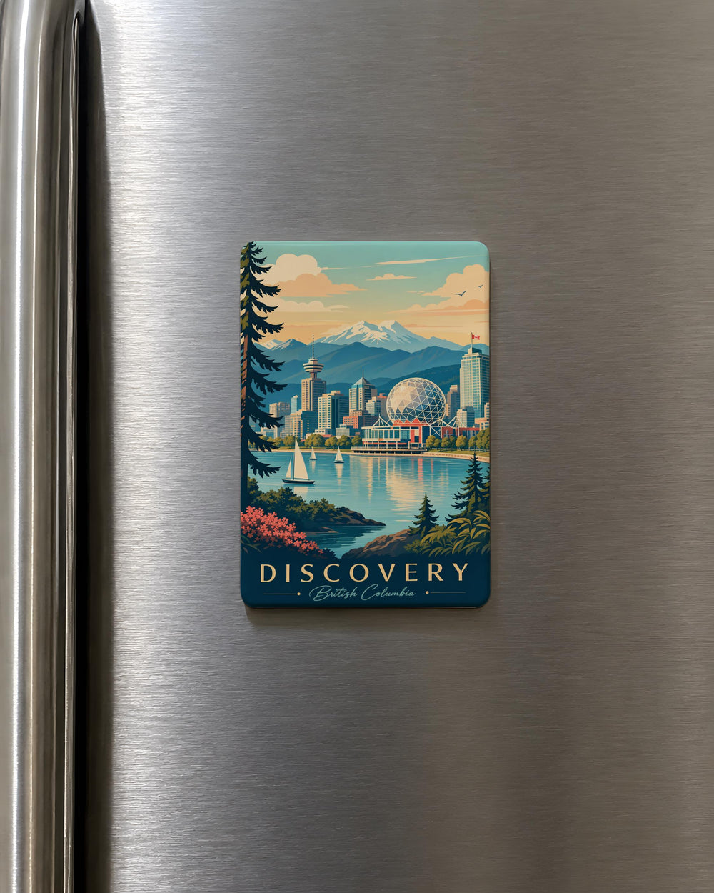 Discovery Fridge Magnet, Exploration Theme Magnet, Adventure Discovery Souvenir Magnet, Travel Discovery Gift, Curious Explorer Decor