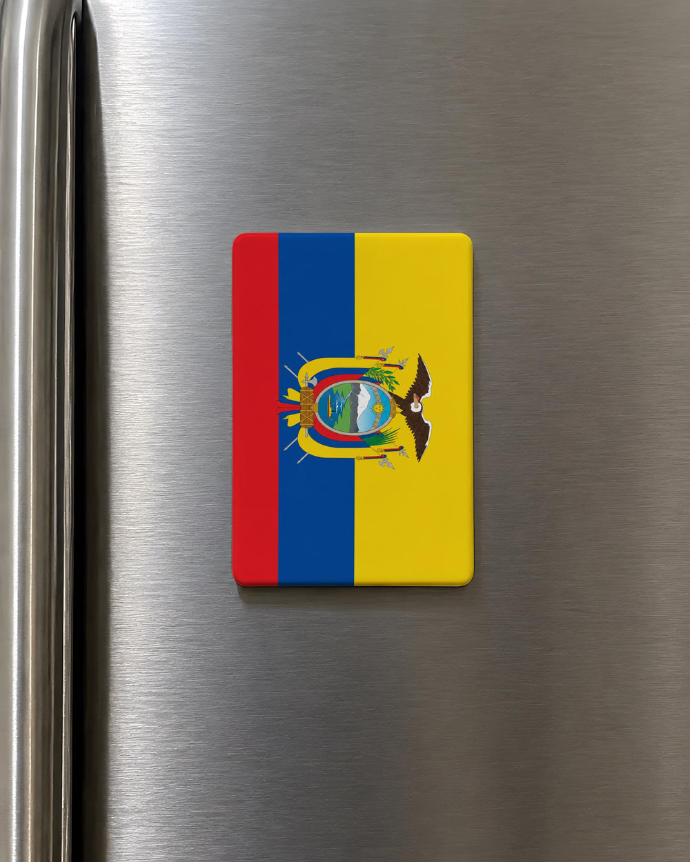 Ecuador Flag Fridge Magnet, Ecuadorian National Flag Magnet, Ecuador Souvenir Refrigerator Magnet, Ecuador Pride Gift
