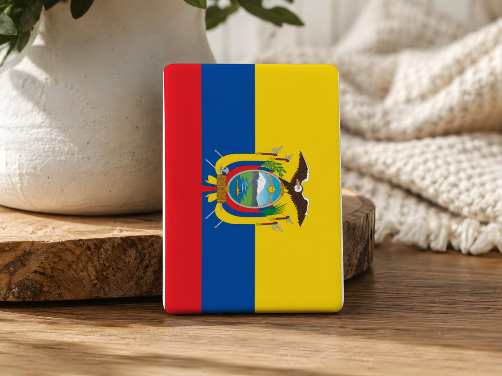 Ecuador Flag Fridge Magnet, Ecuadorian National Flag Magnet, Ecuador Souvenir Refrigerator Magnet, Ecuador Pride Gift
