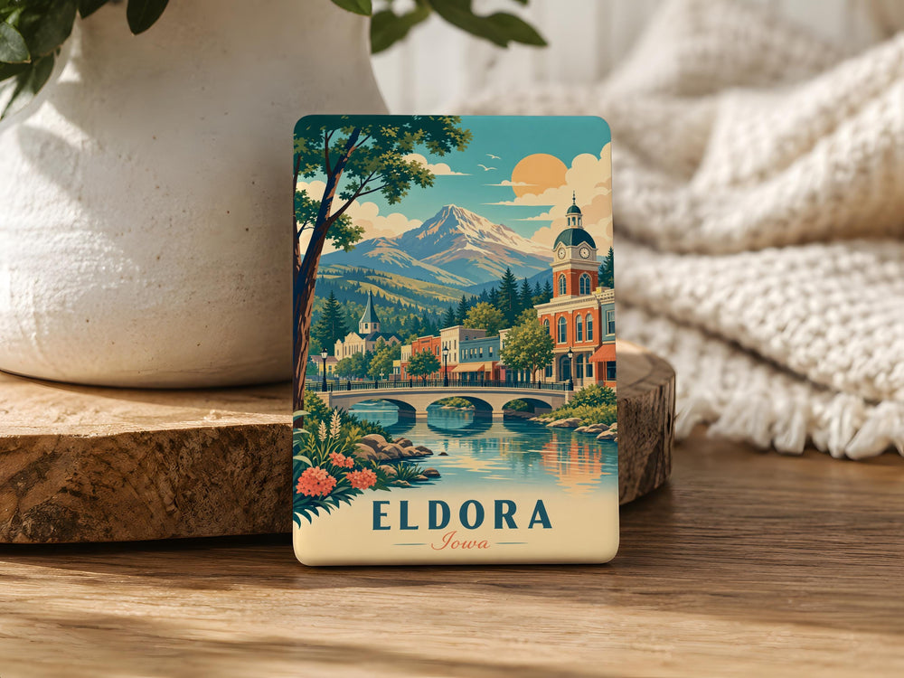 Eldora Fridge Magnet, Eldora Mountain Ski Resort Souvenir Magnet, Colorado Winter Adventure Keepsake Magnet