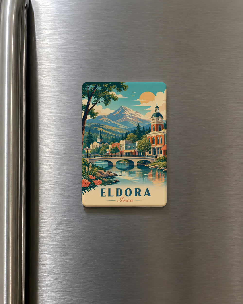 Eldora Fridge Magnet, Eldora Mountain Ski Resort Souvenir Magnet, Colorado Winter Adventure Keepsake Magnet