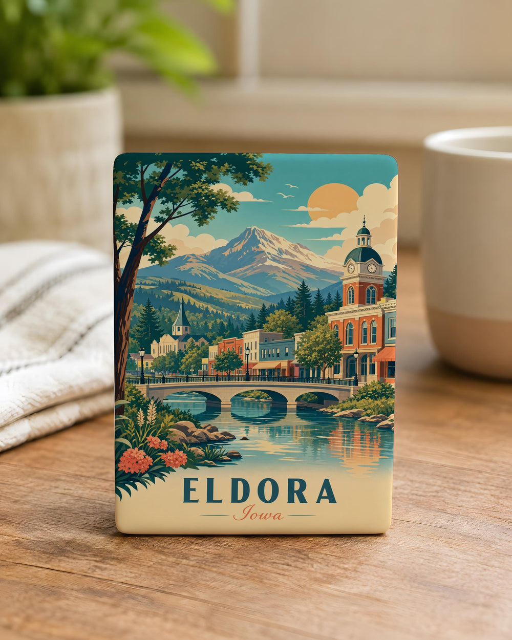 Eldora Fridge Magnet, Eldora Mountain Ski Resort Souvenir Magnet, Colorado Winter Adventure Keepsake Magnet