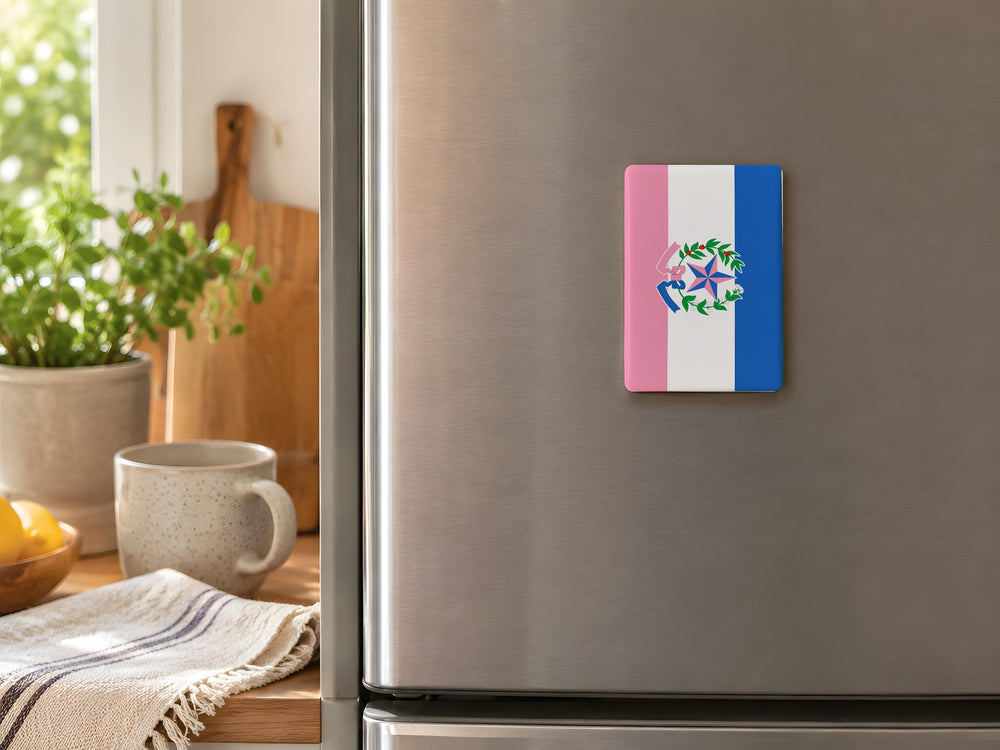 Espírito Santo State Flag Fridge Magnet, Brazil Espírito Santo Flag Magnet, Brazilian State Souvenir Magnet
