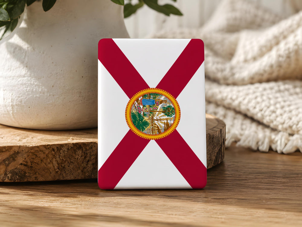 Florida State Flag Fridge Magnet, Florida Flag Magnet, Sunshine State Souvenir Magnet, Florida Gift, USA State Flag Magnet