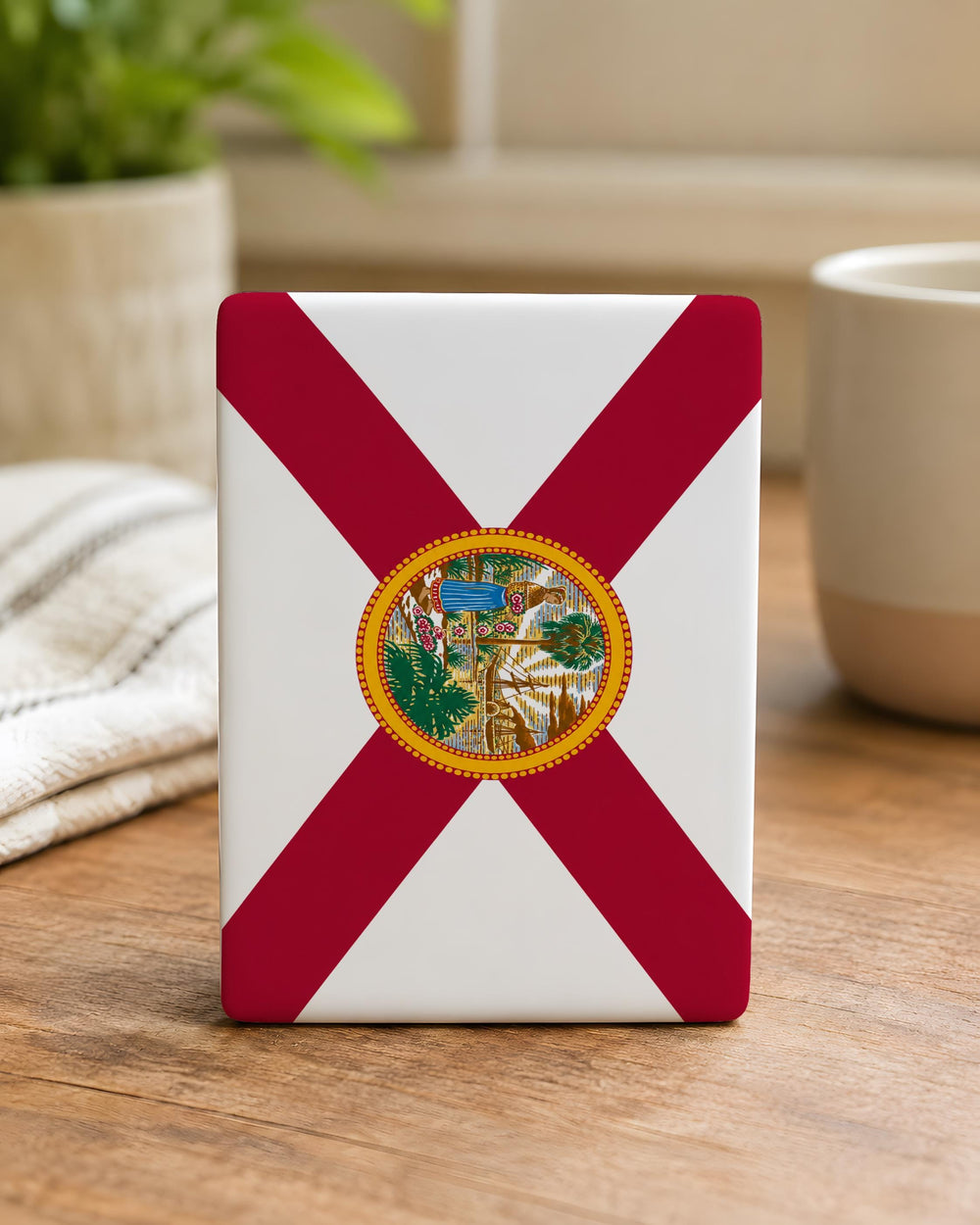 Florida State Flag Fridge Magnet, Florida Flag Magnet, Sunshine State Souvenir Magnet, Florida Gift, USA State Flag Magnet