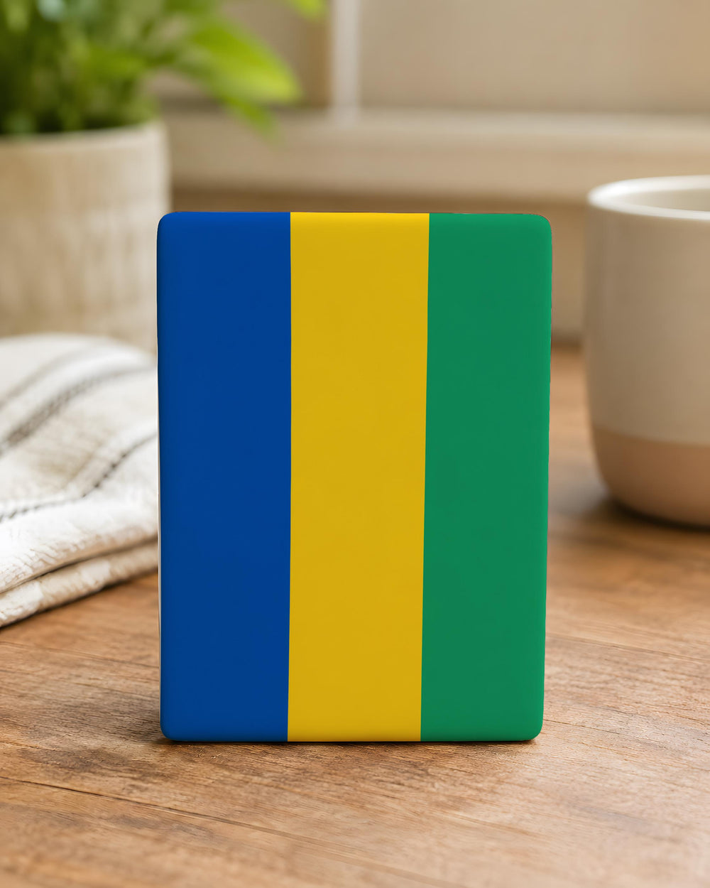 Gabon Flag Fridge Magnet, Gabon Souvenir Magnet, Libreville Travel Keepsake, African Country Flag Kitchen Magnet