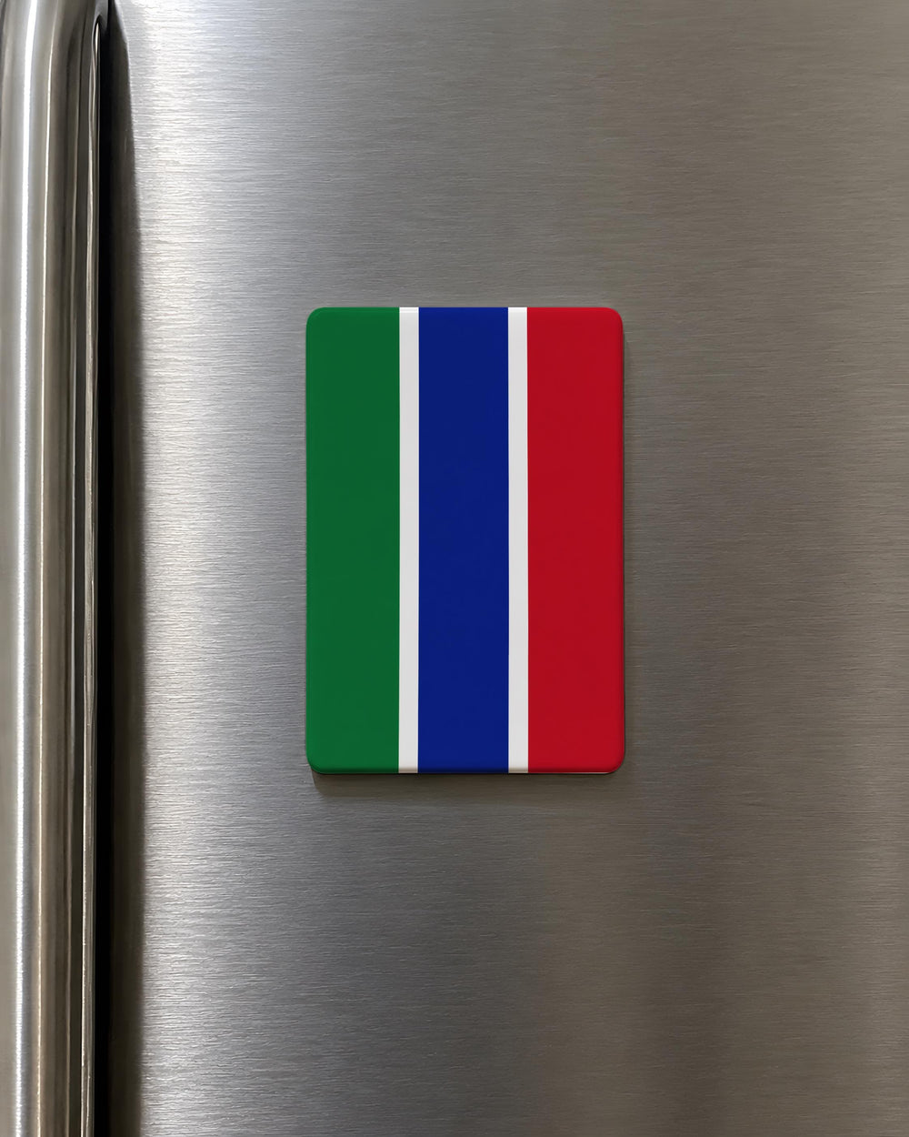 Gambia Flag Fridge Magnet, The Gambia Souvenir Magnet, Gambian Flag Kitchen Magnet, Gambia Travel Gift, Africa Flag Magnet