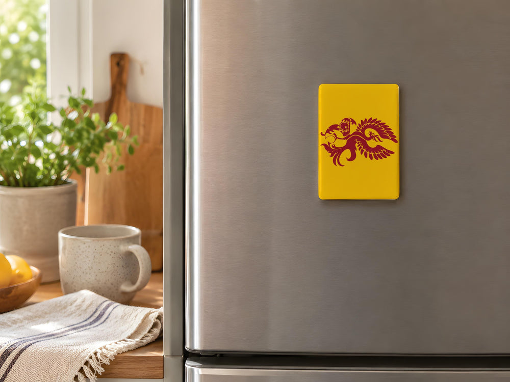 Gwangju Flag Fridge Magnet, South Korea City Souvenir Magnet, Korean Flag Travel Gift, Gwangju Korea Refrigerator Magnet