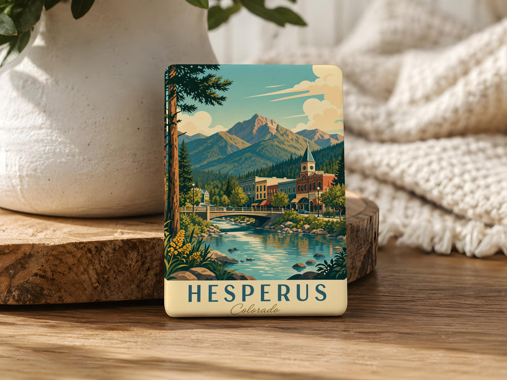 Hesperus Fridge Magnet, Evening Star Venus Celestial Sky Nighttime Astronomy Space Lover Kitchen Decor Gift
