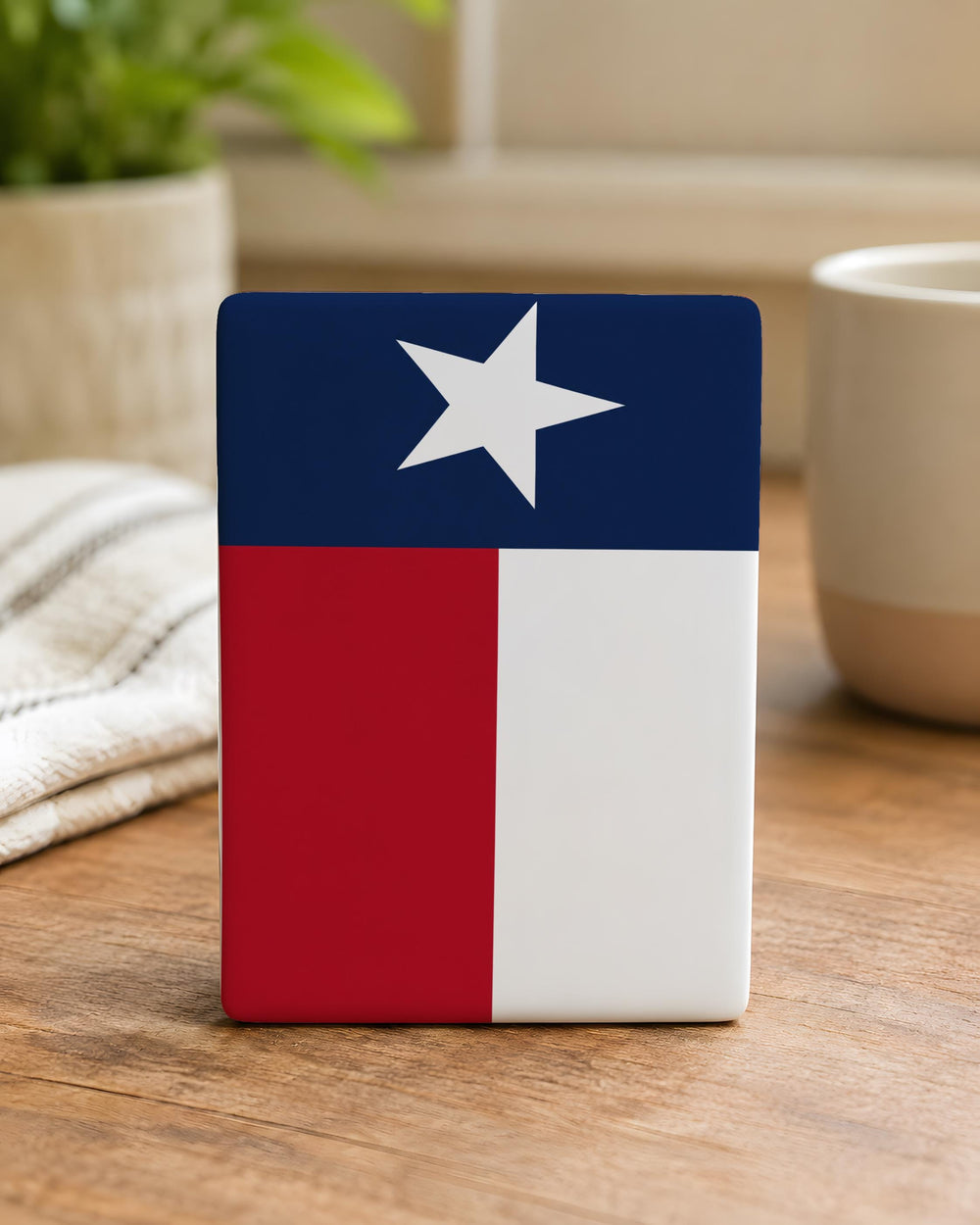 Houston Flag Fridge Magnet, Houston Texas Flag Souvenir Magnet, Texas Gift, Houston Travel Keepsake, Lone Star State Magnet